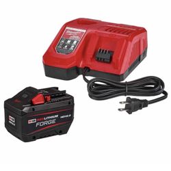 Milwaukee Tools M18 12ah HD12.0 RedLithium Forge battery W/ Rapid Charger 48-59-1813GB 48-11-1913