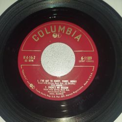EXTREMELY RARE VINTAGE EXTENDED PLAY 45 WITH GEORGE MORGAN, LITTLE JIMMY DICKENS, RAY PRICE & NEAL BURRIS 