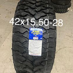 4 New 42x15.50-28