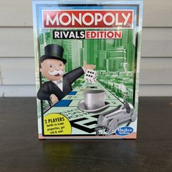 Monopoly rivals edition game board