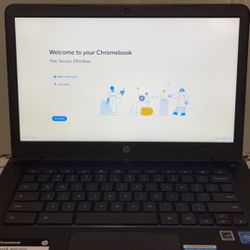 HP - 14" Touch-Screen Chromebook - Gray