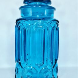 Extra large L.E. Smith Moon and Stars canister