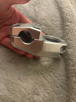 Silver Bike Stem
