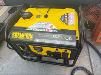 Champion daul fuel generator