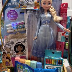 Frozen princess Easter basket