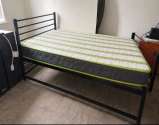 Twin-size mattress and bed