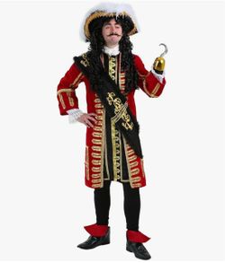 Captain Hook Costume and Wig