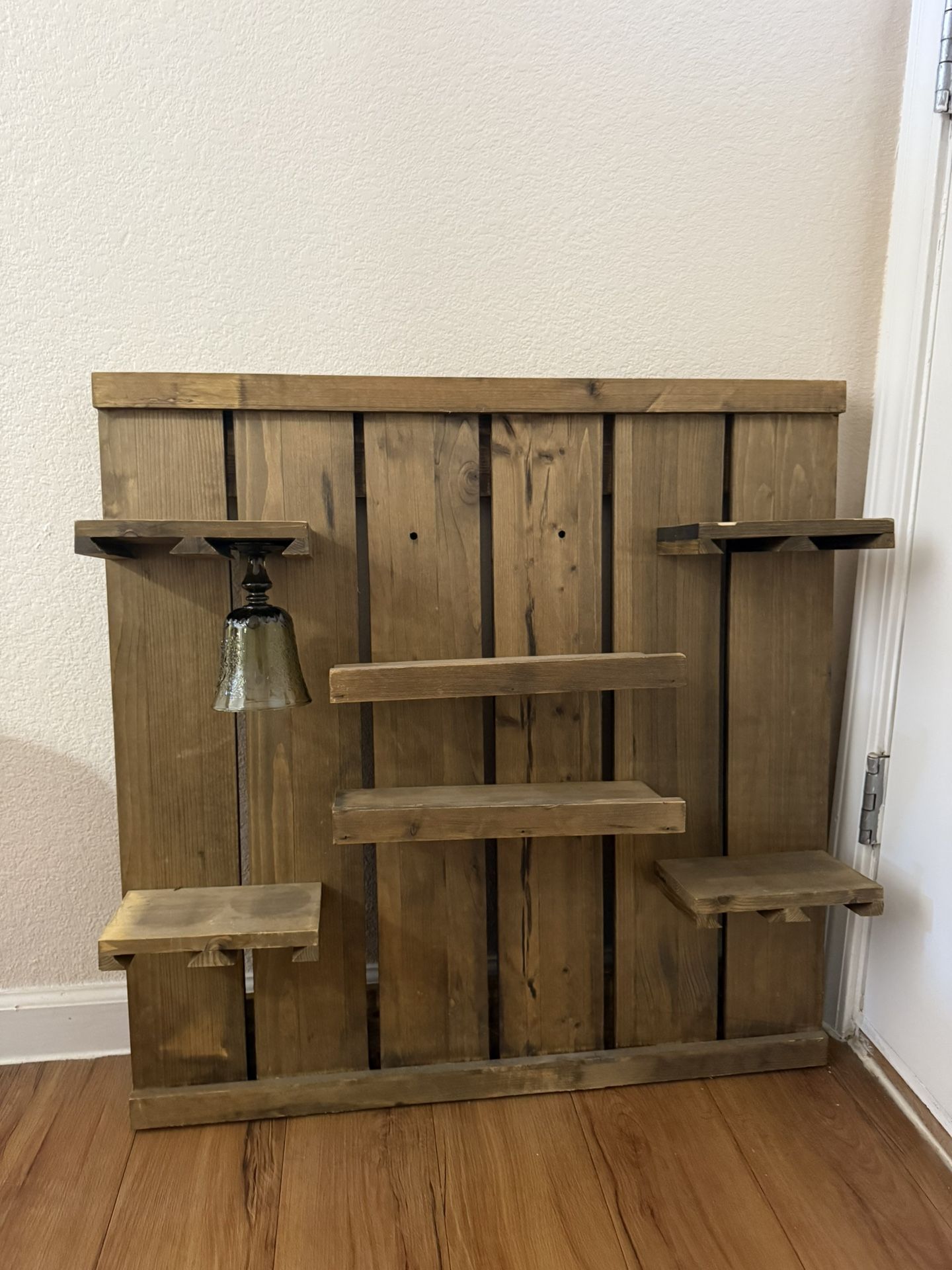 Alcohol Display Shelf & Wine Glass Holder