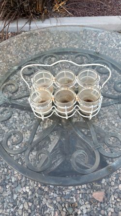 Six pack candle holder