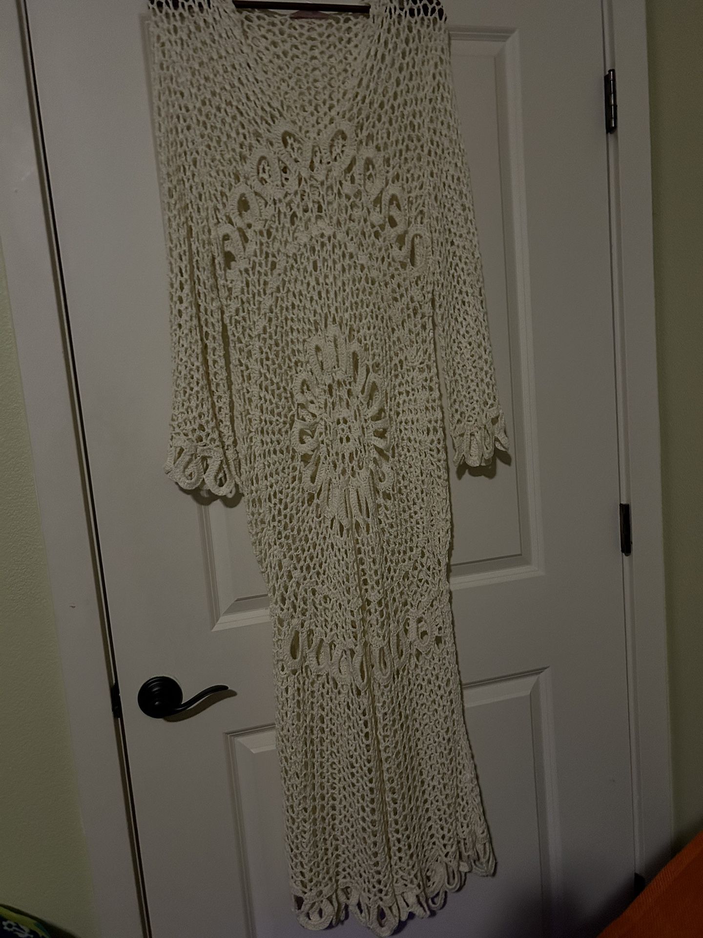 Monique Leshman Stunning crochet Dress 