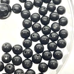 Vintage Trifari Black Beads 80ct
