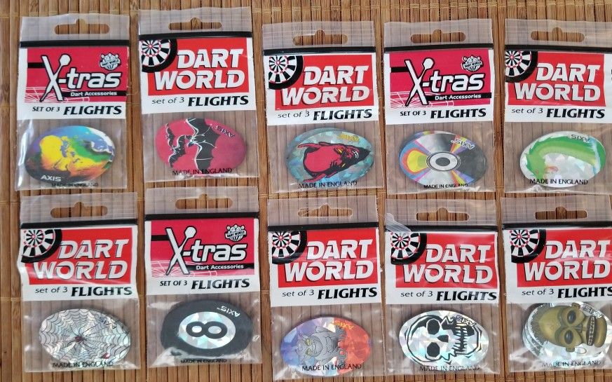 Dart Flights By AXIS 10 SETS