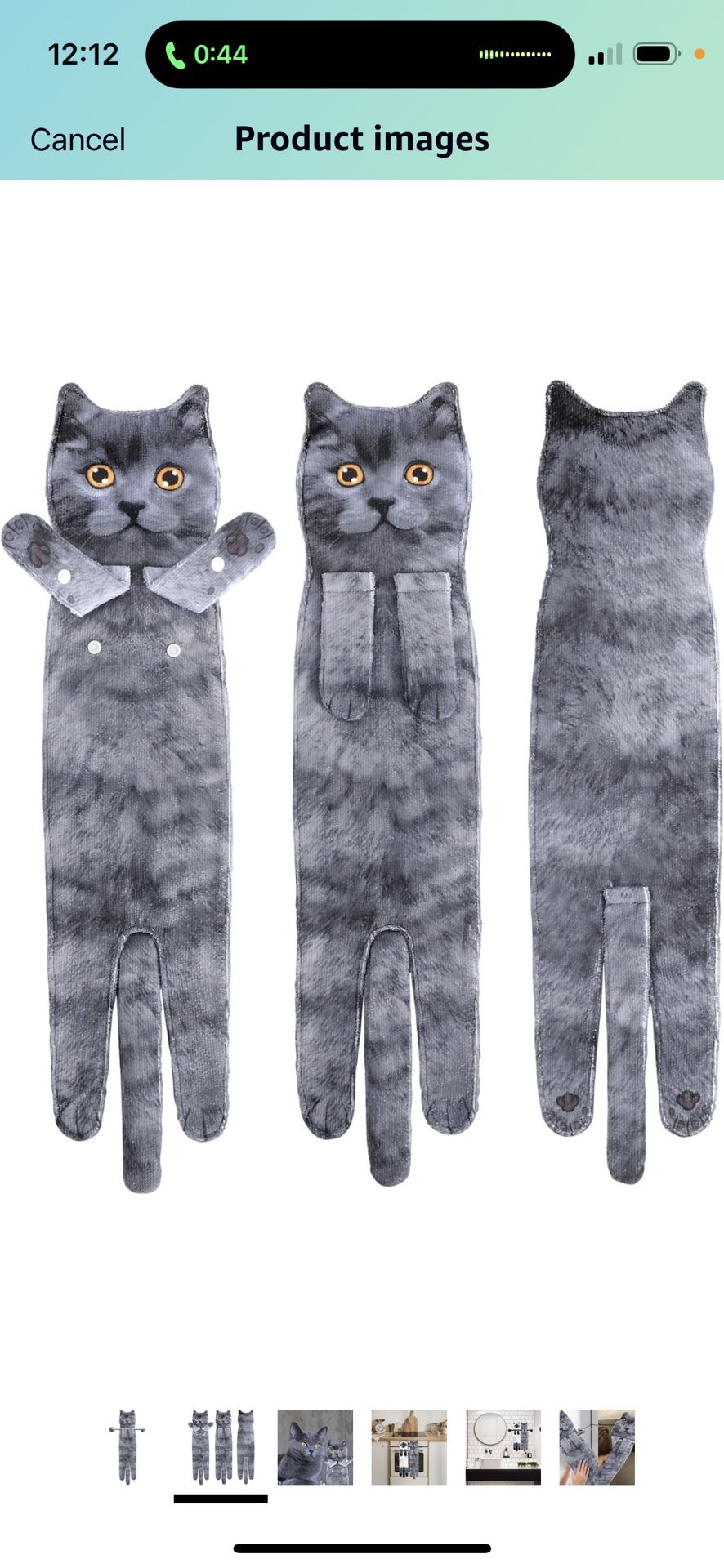 Cat Funny Hand Towels for Bathroom Kitchen - Cute Decorative Cat Decor Hanging Face Towels- Unique Mothers Day Valentines Day Housewarming Birthday Gi