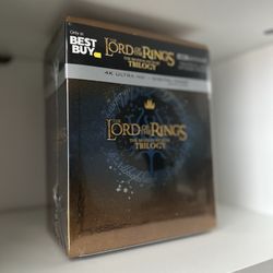 Lord Of The rings Trilogy. 4K Steelbook 