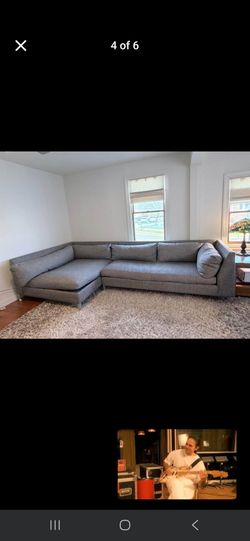 (FREE DELIVERY) Grey West Elm