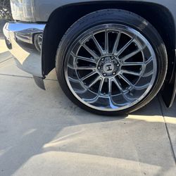 22x12 Hostile Wheels And Tires 