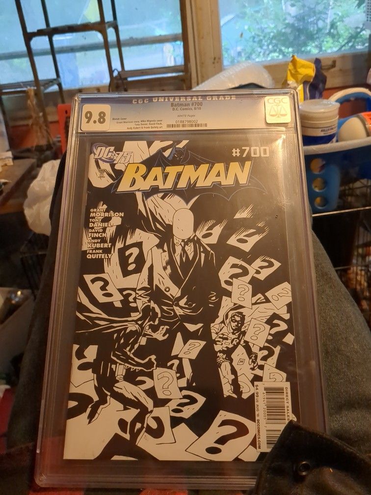 Batman Mike Mignola Cover Graded 9.8