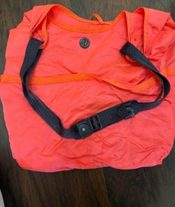Lululemon You Did it For Savasana Large Coral Tote Bag Satchel