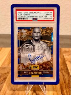 PSA 10 Alex Pereira Auto: Mark of a Champion /150