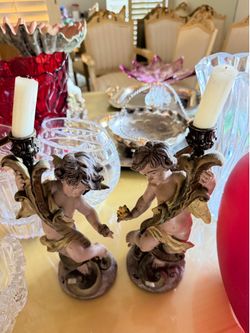 Cherub Candel holder
