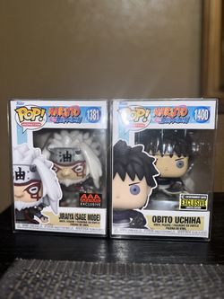 Jiraiya And Obito Uchiha Funko Pop