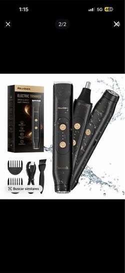 Electric Trimmer for Men – Waterproof Beard & Body Groomer Kit