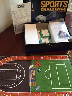 NEW, Sports Challenge For Kids Game, By Universal Games