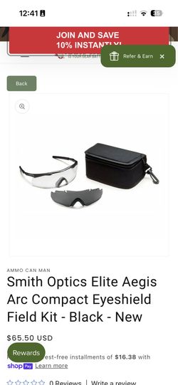 Smith optics new ballistic glasses as pictured