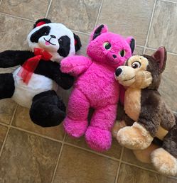 Peluches los 3 x $15