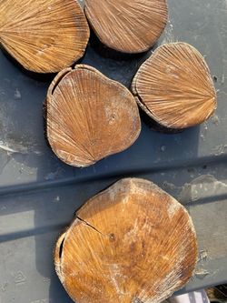 Wood center pieces