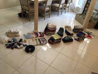 Baby and toddler clothes...hundreds of items
