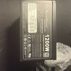 1200 Watt Sliver Stone  Platinum Rated Power Supply 