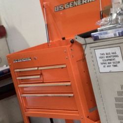 US General 5 Drawer Mechanics Cart