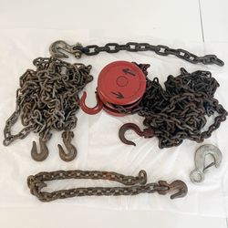 Garrucha de cadena manual usada 1/2 Ton