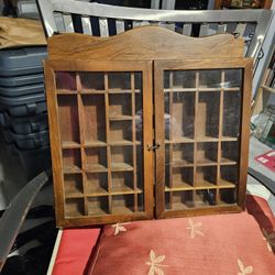   Glass Curio Box To Display Small Objects EX. THIMBLES
