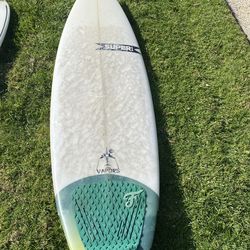 Super Surfboard The Vapors model 6’1” 34.4Liters