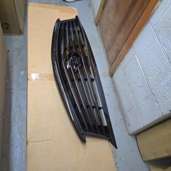 For Infiniti G37 G25 2009-2013 Q40 4Door Sedan Front Bumper Grille Matte Gloss Black 