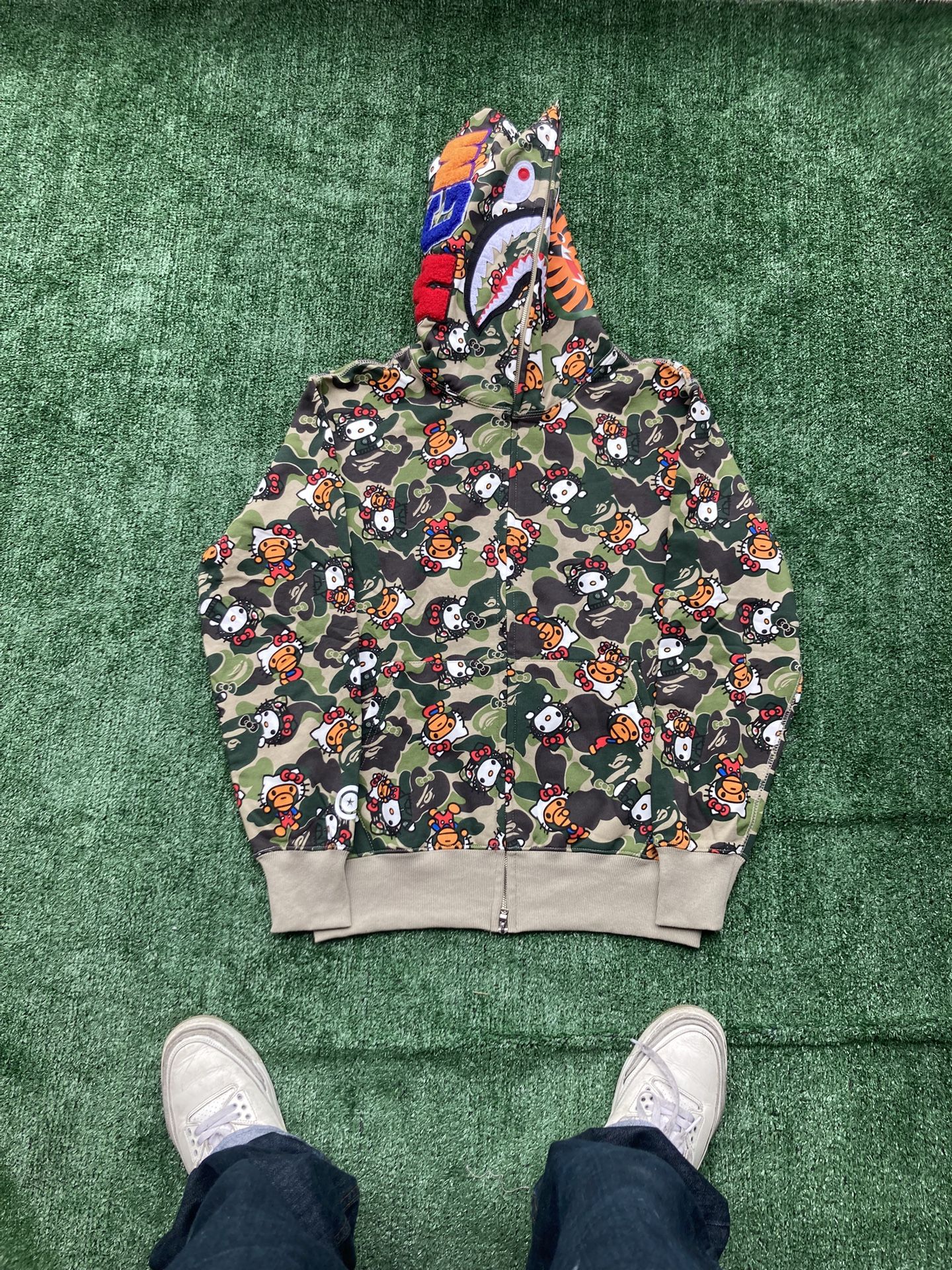 Bape Hoodie X Hello Kitty Zip Up