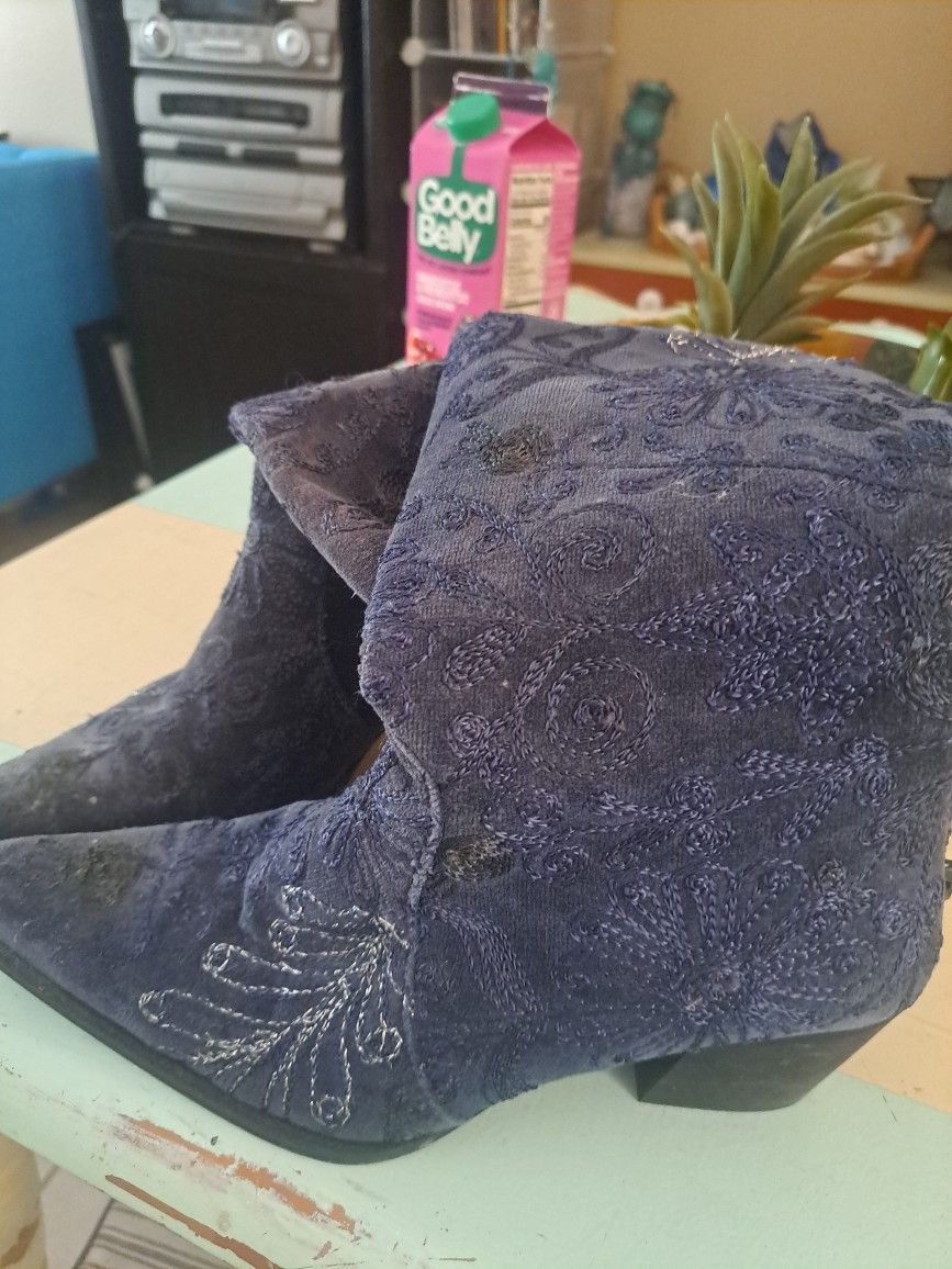 Blue Women's Cowboy Boots