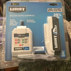 Hart Battery/Charger Kit 