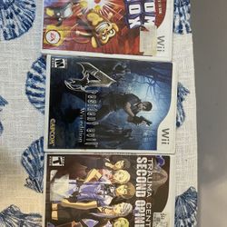 Nintendo Wii Game Bundle, Resident Evil 4, Super Mario & Much More