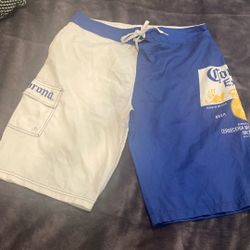 Corona Swim Shorts For Men’s!! Chores De Hombre Diseño De Cerveza Corona 