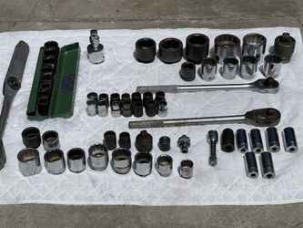Snap On/Proto 3/4” & 1”. Drive 6 pt & 12pt Sockets