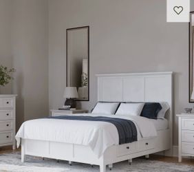 QUEEN bed with storage $100