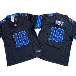 Detroit Lions Jared Goff Black Stitched Jersey ,s To 3xl 