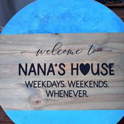 Nana Wood sign