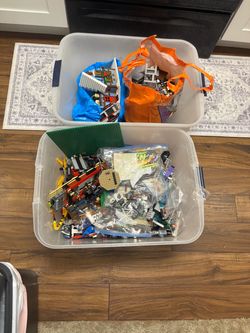 Bulk Lego Bin with Ninjago, Chima, Star Wars, Power Miners, and more,