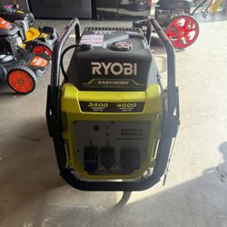 RYOBI 4000-Watt Recoil Start Gasoline Powered Digital Inverter Generator with CO Detect Shutdown Sen