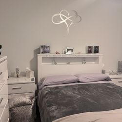  Lighted Headboard and Frame For Queen size bed.