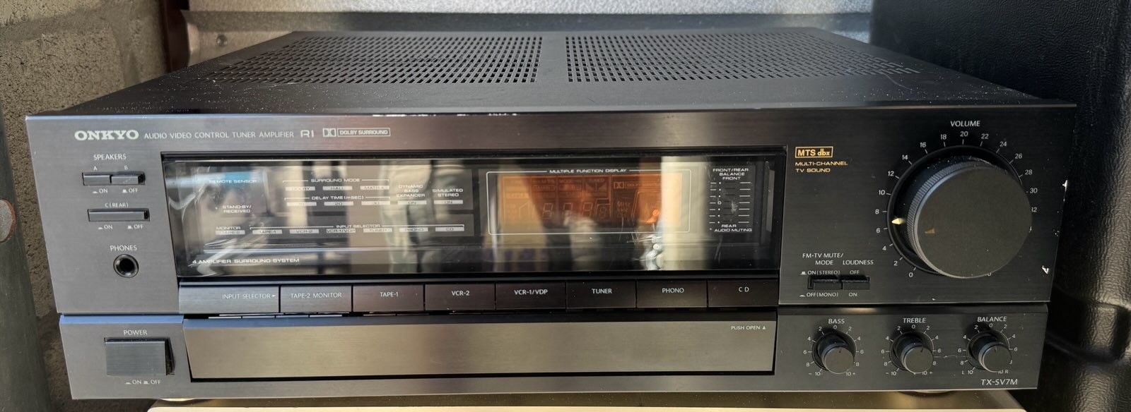 Onkyo TX-SV7M Audio Video Control Tuner Amplifier's